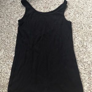 fitted black tank